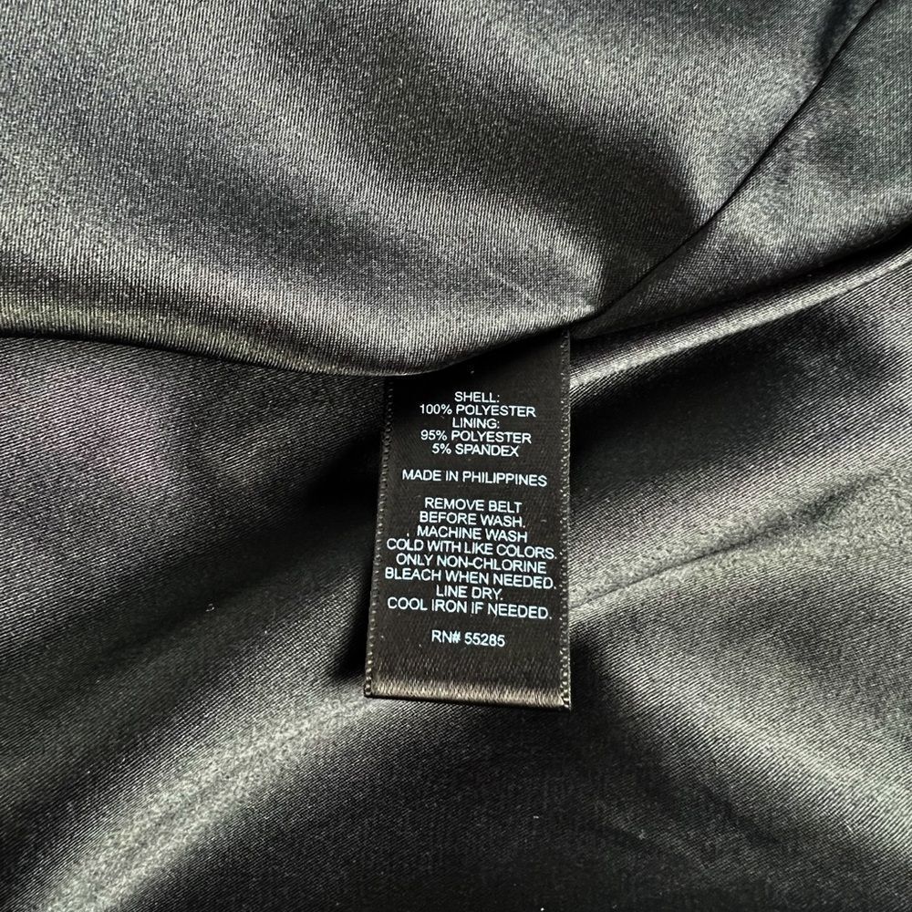 Express‎ Purple Black One Shoulder Chiffon Sheath Cocktail Dress Size Small - Picture 7 of 7